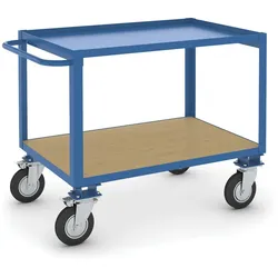 Tischwagen 800 x 1200 mm, 2 Etagen, Griff