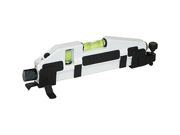 LASERLINER - HandyLaser Plus - Nivel de burbuja láser - Burbujas horizontales y verticales - Alcance 50m - Color rojo - Fácil alineación - Estuche reforzado a prueba de golpes
