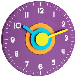 TFA-Dostmann 60.3015.11 Wanduhr Quarzwanduhr Rund Violett