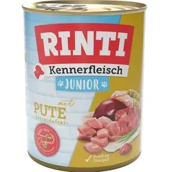 Rinti Kennerfleisch Junior mit Pute 800g Hundenassfutter