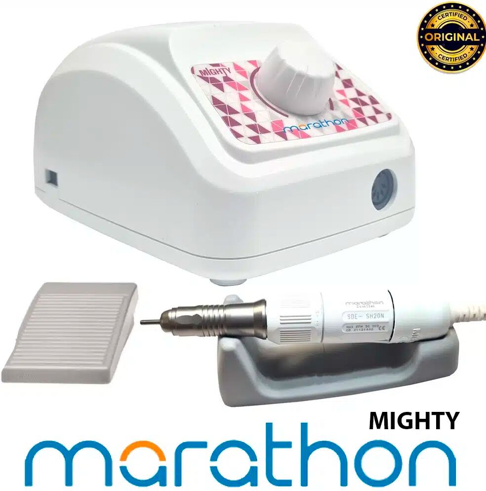 Micromotore Marathon Mighty Fresa con SH20N e pedale ON/OFF