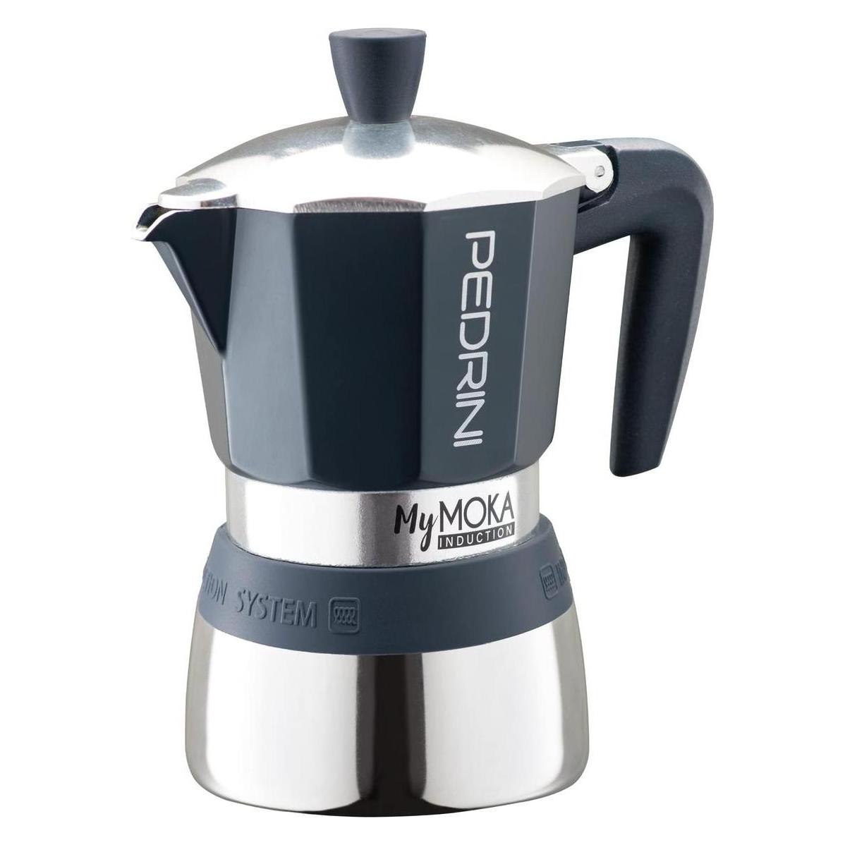 Pedrini Kaffeemaschine MyMoka Induction, 6 Tassen, Velvet (6 Tassen) (60280001)