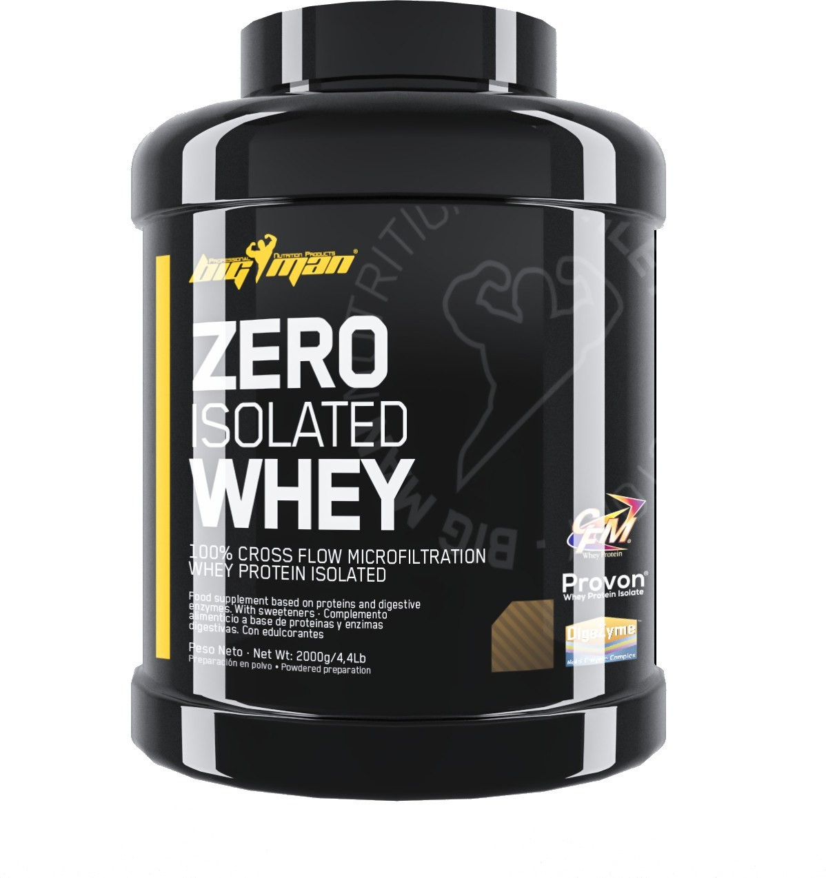 Big Man Nutrition Zero Whey Protein Isolat 2 kg Chocolate