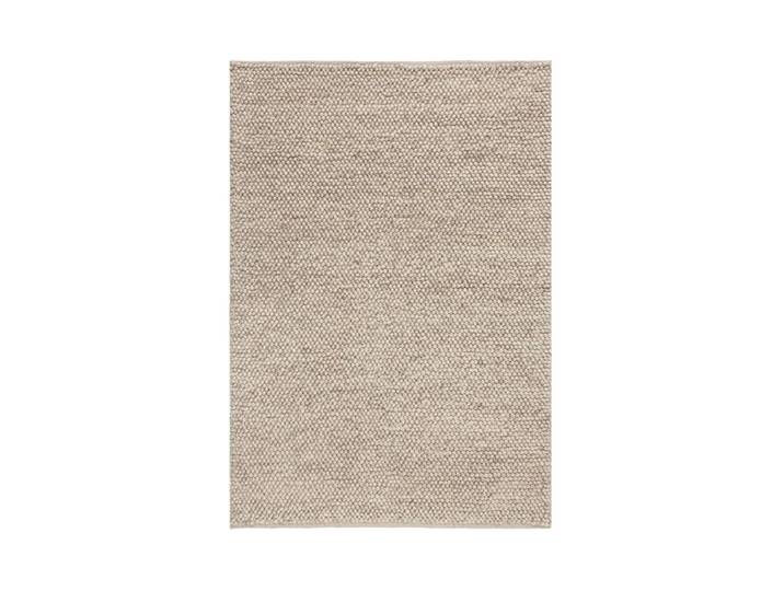 Tapis en laine effet bulle beige 120x170cm