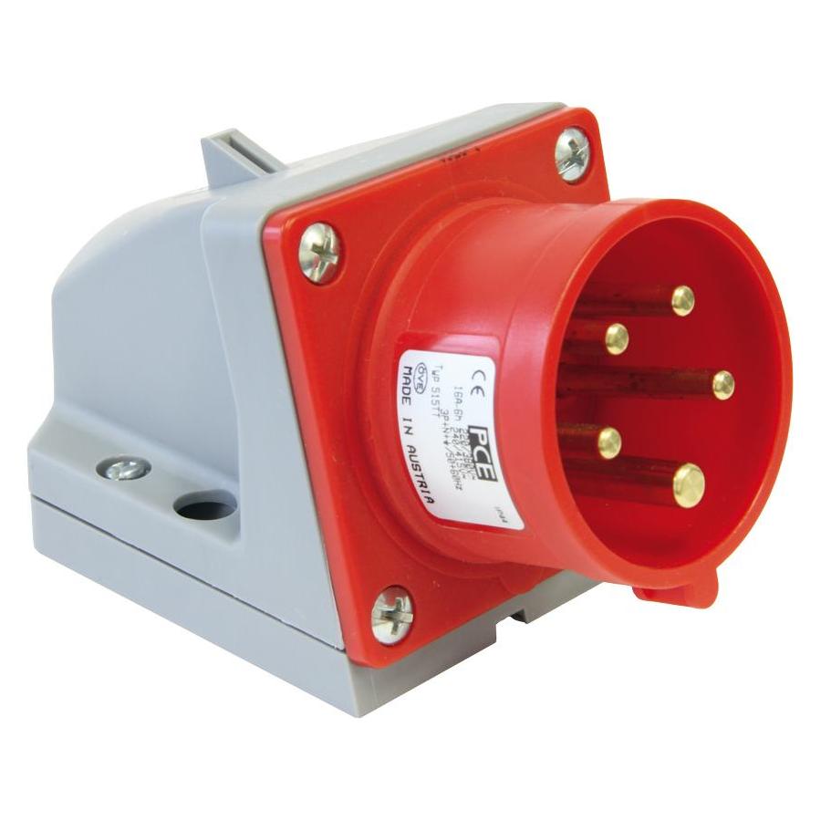 PCE 525-6TT Wandgerätestecker 32A 5p 6h IP44 Turbo Twist (525-6tt-PCE-)
