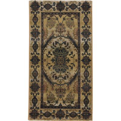 Teppich THEKO "Gabiro 3070", beige, B:120cm H:10mm L:180cm, Kunstfaser, Teppiche, Teppich, Kurzflor, klassisches Design, auch in rund, Wohnzimmer, Schlafzimmer