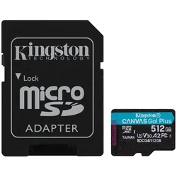 Kingston Canvas Go! Plus Flash-Speicherkarte - 512 GB