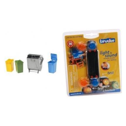 Bruder Mülltonnen Set (02607)