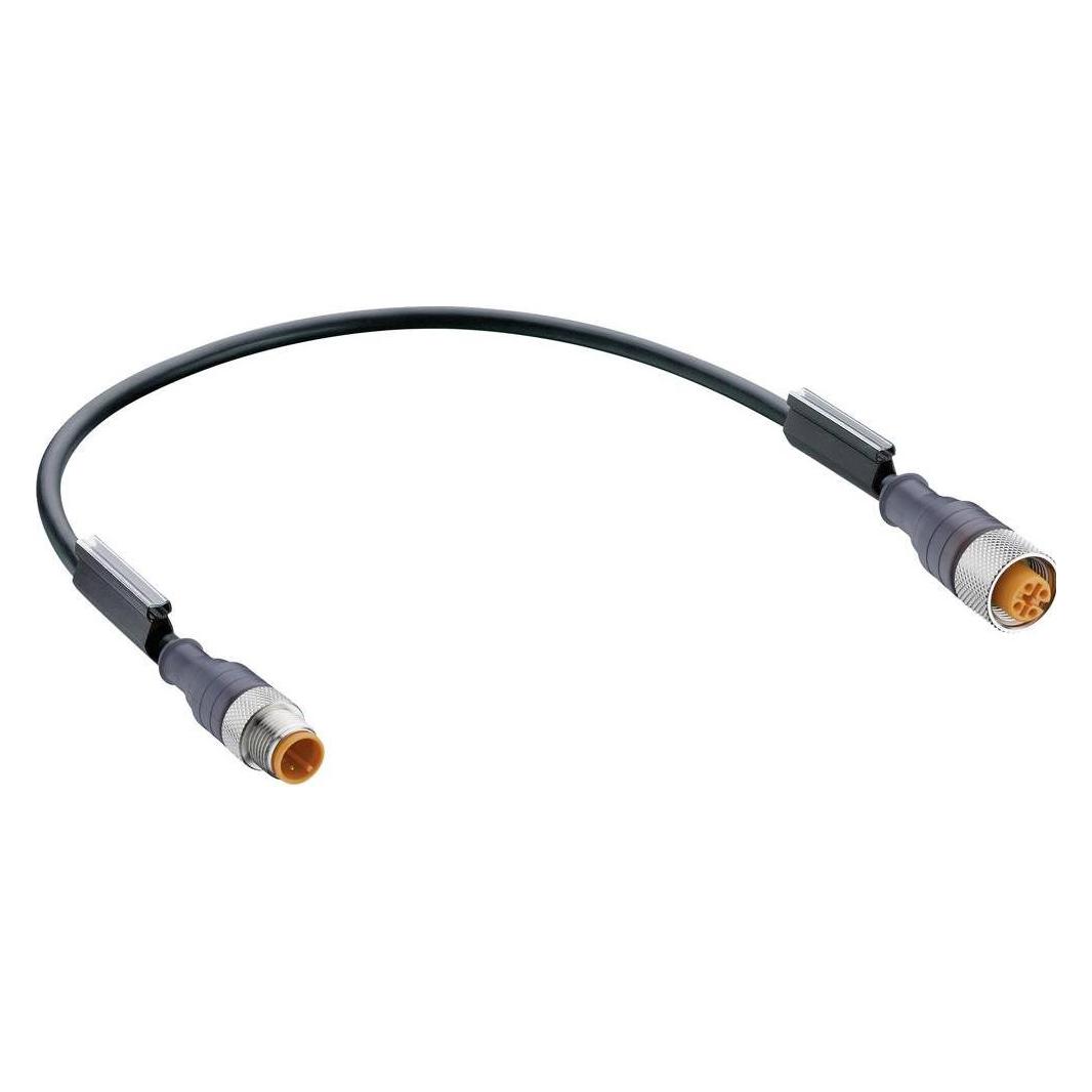 Belden 11821-1 Sensor-/Aktor-Steckverbinder, konfektioniert M12 Stecker, gerade (11821-1)