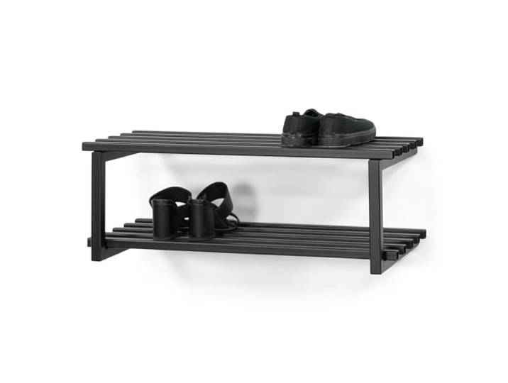 Spinder Design Rizzoli/Marco Black Edition Shuhregal - Schwarz