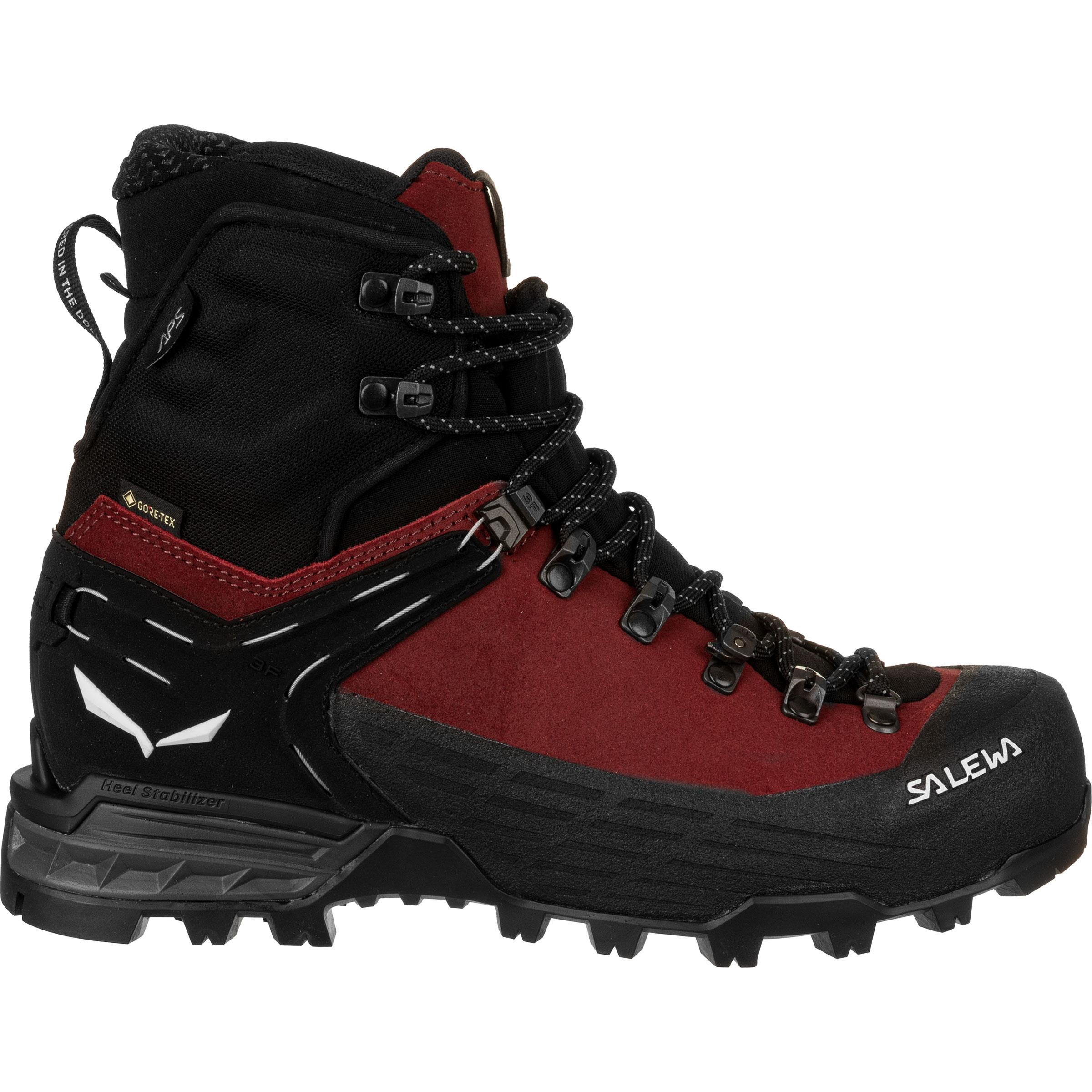 Salewa Ortles Ascent Mid GTX Damen Bergstiefel & Expeditionsstiefel rot Größe 43 Bergsteigen | Hochtour Isolierend
