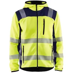 Warnschutz Strickjacke "4923" - 4XL - gelb/schwarz