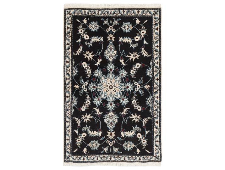 Wollteppich Nain Kashmar CA90839 Blau 88 x 0 x 140cm Wolle