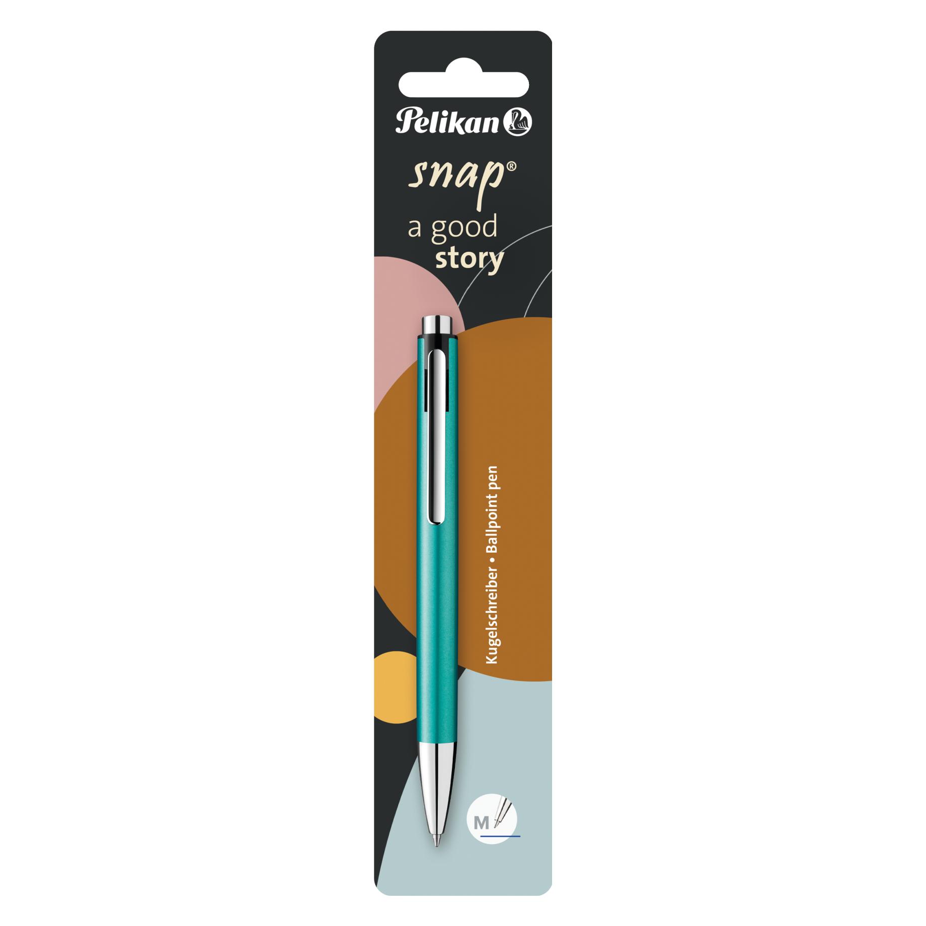 Pelikan Kugelschreiber Snap Metallic K10, Türkis (1x) (824958)