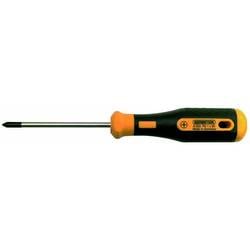 BERNSTEIN Tools for Electronics Bernstein Werkzeugfabrik 4-532 Werkstatt Kreuzschlitz-Schraubendreher PH 0 Klingenlänge: 60 mm