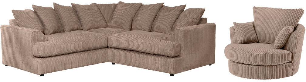 Alpen Home Custinne 2 Piece Corduroy Standard Living Room Set Coffee 2