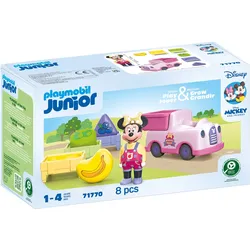 PLAYMOBIL 71770 JUNIOR & Disney: Minnie Maus' Obst-Transporter mit Sortierspaß