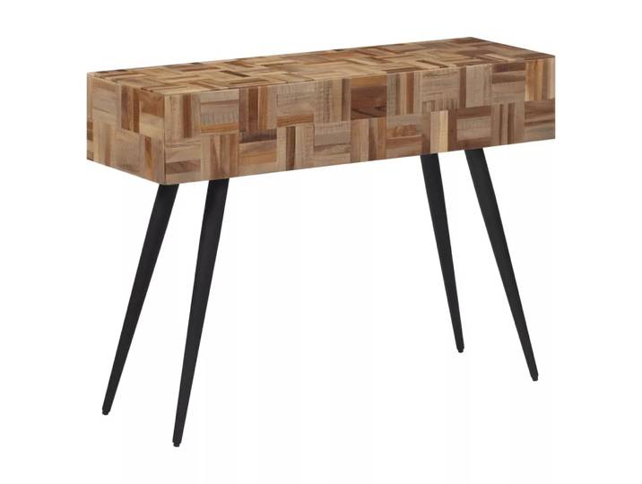 VidaXL - Konsolentisch teak, One Size, Grau