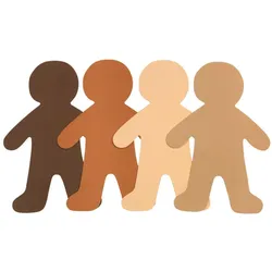 Colorations, Künstlerfarbe + Bastelfarbe, - „Colors Like Me“ – Grosse Figuren, 24er-Set (4 Farben)