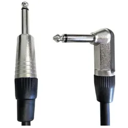 keepdrum GC-008 6m Instrumentenkabel Winkel 2 Stück (6 m), Audiokabel