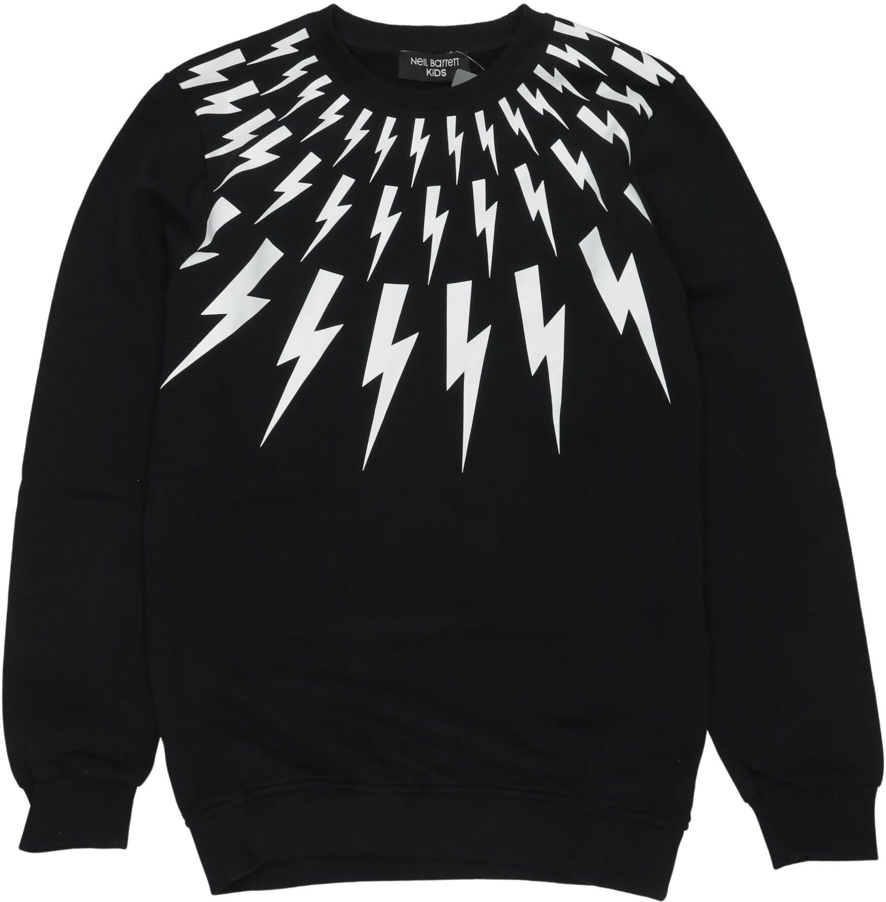 Neil Barrett Jungen Kapuzenpullover oder Sweater, Schwarz, Gr. EU 170, kein / Etikett - Second Hand