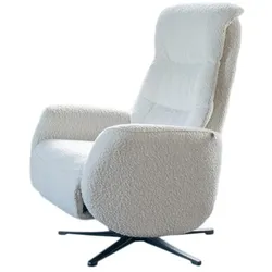 RELAXSESSEL SARI Hellgrau Webstoff Relaxfunktion