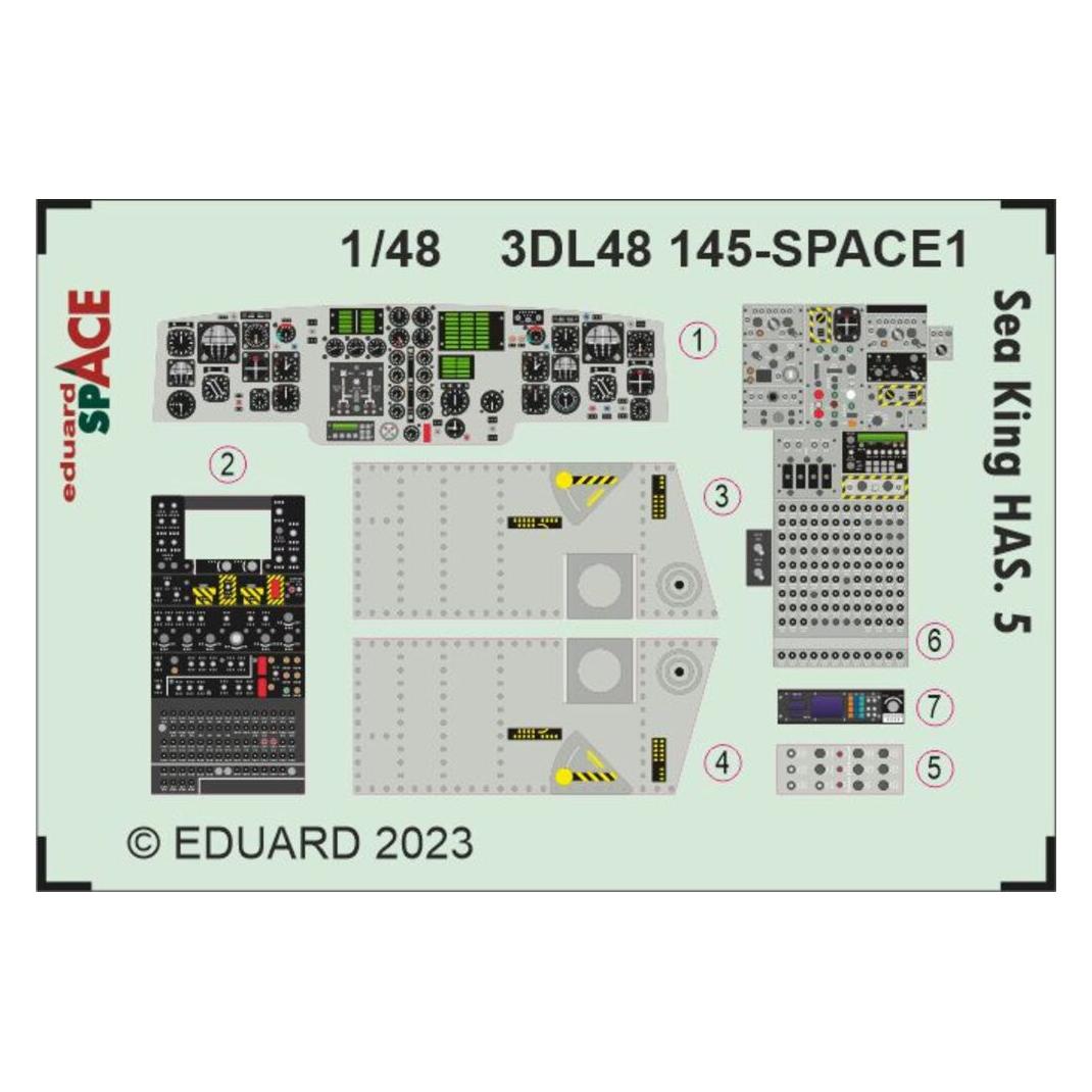 Eduard Sea King HAS.5 SPACE 1/48 AIRFIX (3DL48145)