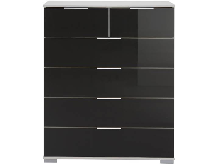 Kommode Peyton C schwarz Holzwerkstoff B 82 H 102 cm