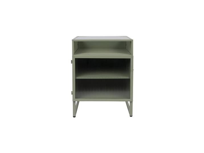 Petit cabinet en bois vert Herbe
