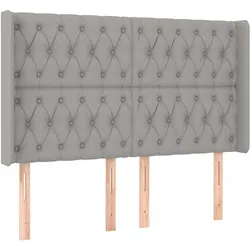 vidaXL, Boxspringbett, Alexandria (Knopfheftung Design) (140 x 190 cm)