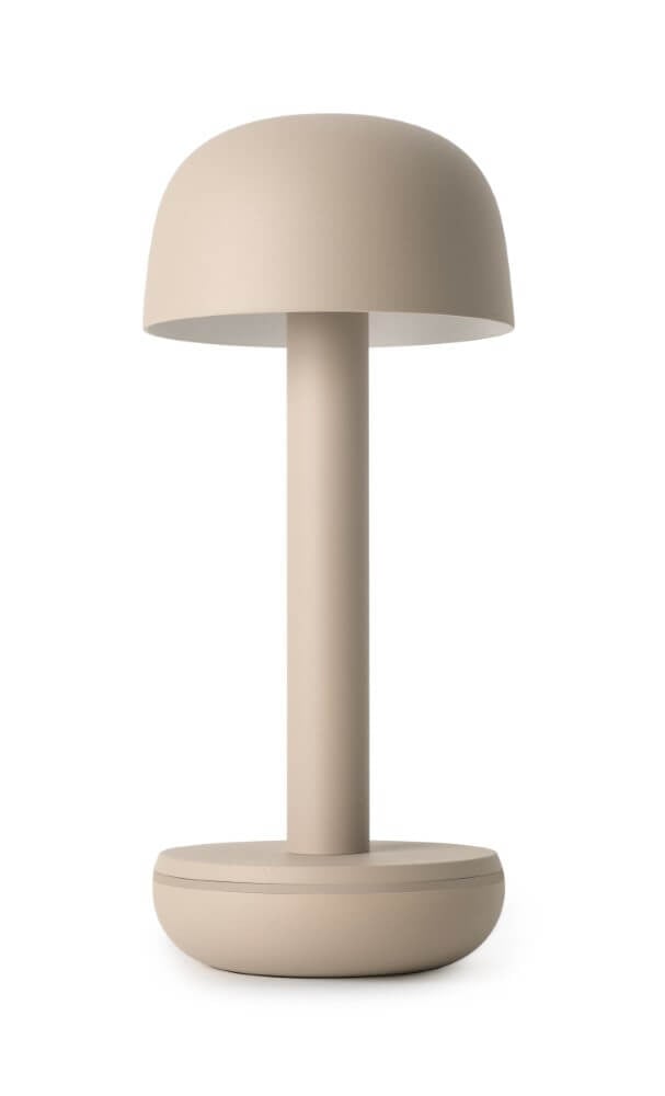Humble Oplaadbare Tafellamp Two Beige Aluminium