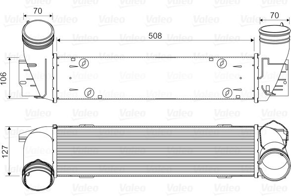 Valeo Ladeluftkühler 818342 Für Bmw