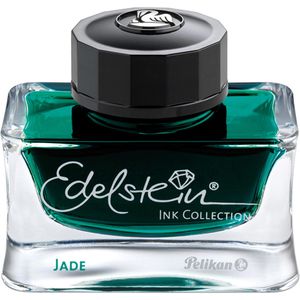 Pelikan Tintenfass 339374 Edelstein Ink Jade, Collection, hellgrün, 50 ml