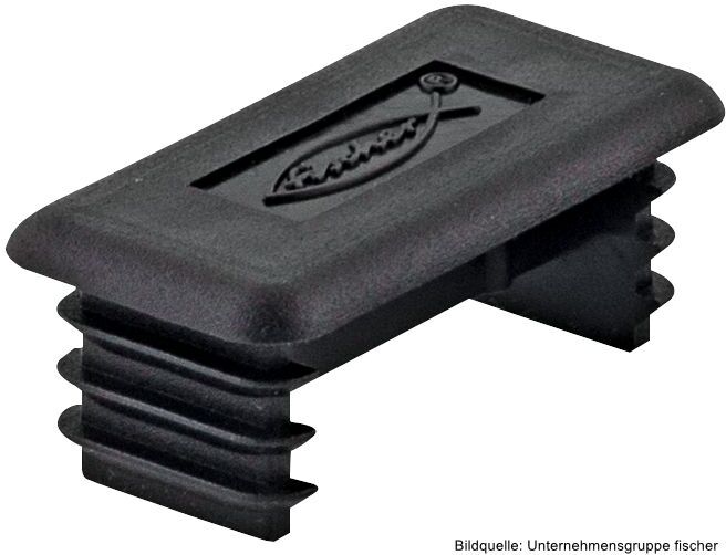fischerwerke fischer Abdeckkappe FEC 21 B, schwarz, 100 Stück