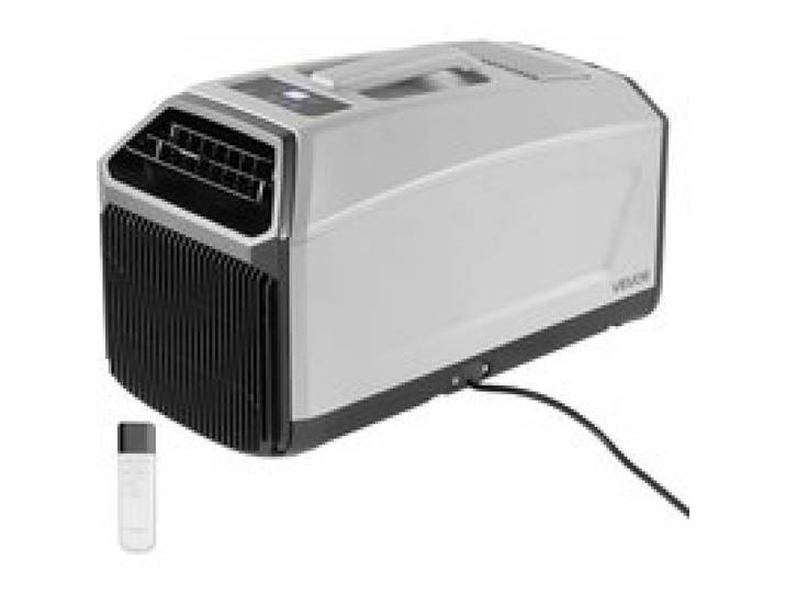 VEVOR Mobile Klimaanlage 440W, 3340 BTU Tragbare Klimaanlage, Mobiles Klimagerät mit Abluftschlauch Fernbedienung 24h Timer, Camping-Klimagerät mit 150m³/h Luftstrom für Wohnmobil Zelt Lkw, Dunkelgrau
