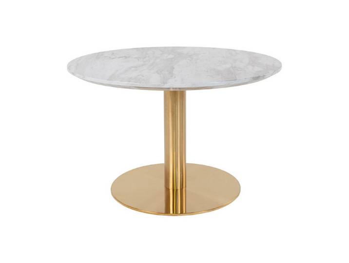 House Nordic Couchtisch in Weiss, Marmor - 70x45x70cm (BxHxT)