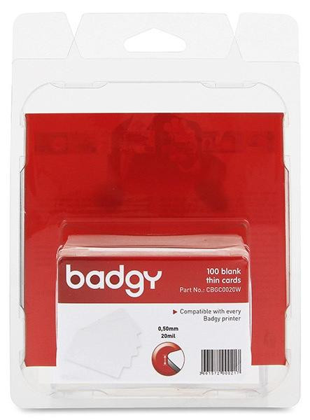 Evolis 100 PVC-kaarten van 0,5 mm voor Badgy 100/200