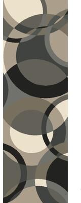 Livabliss Mayflower Handmade Modern Circles Wool Area Rug