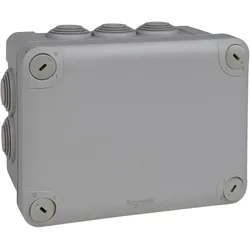 Schneider Electric ENN05007 Mureva BOX, Abzweigdose, 10 Tüllen Ø25, 150x105x80mm
