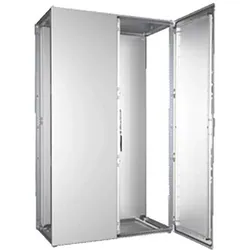 Rittal VX 8451.000 Freistehendes Gestell Grau (19 Zoll Rack), Serverschrank, Grau