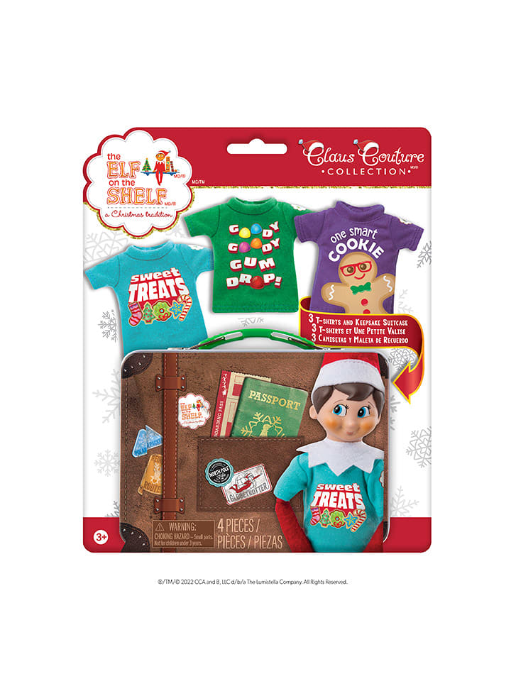 HCM Weihnachtswichtel-Zubehör "Candy Shirts Set" - onesize