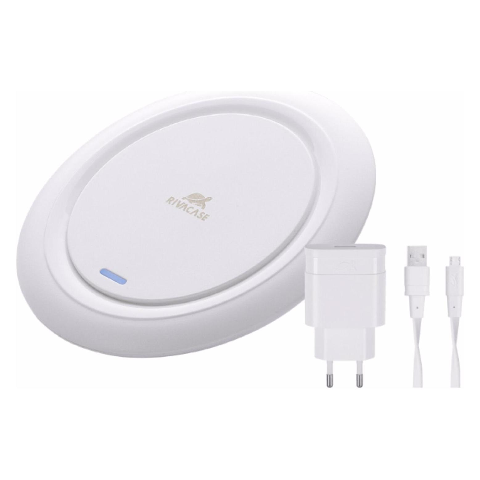 Rivacase RIVAPOWER VA4914 white wireless 10W + wall charger (10 W) (4260403573549)
