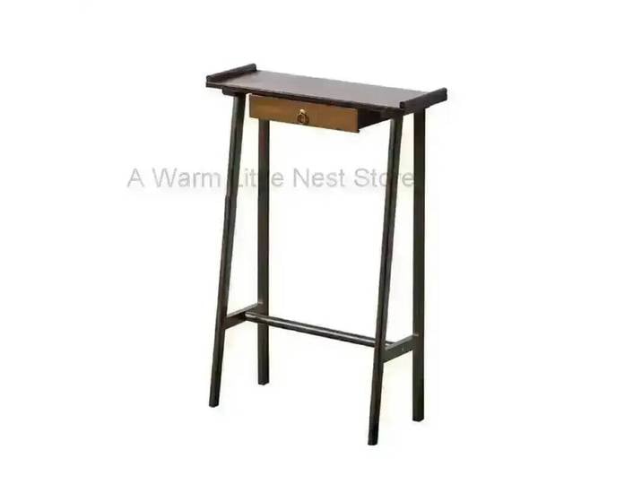 Nouvelle console d'entrée murale chinoise, petite table étroite pour salon, table de console de couloir avec tiroir