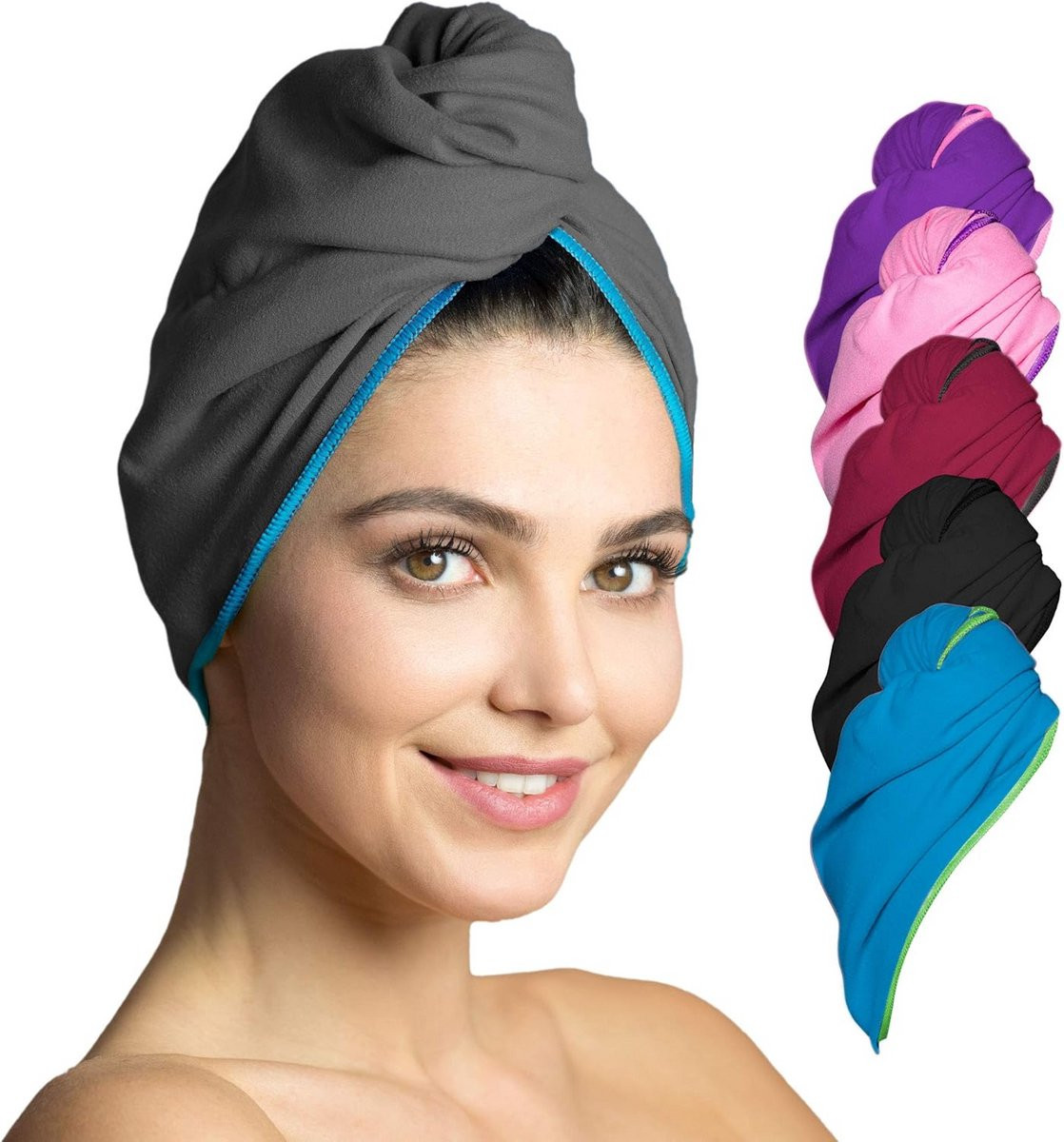 Ultrazachte Microvezel Haarhanddoek - Sneldrogende Tulband voor volwassenen