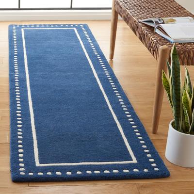 SAFAVIEH Handmade Bella Alverta Dotted Border Wool Rug