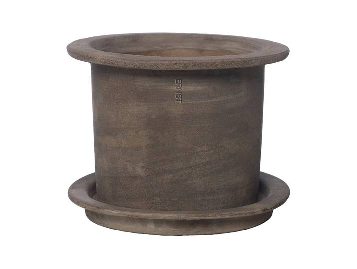 ERNST Pot en terracotta Ernst avec soucoupe Ø18x14cm