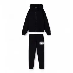 EA7 für Mädchen. 7G000184_AF13135 Visibility Girl Set Schwarz (14años= 164cm), Lässig, Sportlich, Baumwolle, Sportbekleidung, Multisport, La