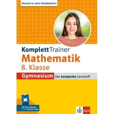 Klett KomplettTrainer Gymnasium Mathematik 8. Klasse, Taschenbuch von , Klett Lerntraining bei PONS Langenscheidt GmbH, 978-3-12-927654-9