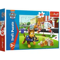Puzzle - 30 - Hunde in Aktion - Paw Patrol - Trefl 18306
