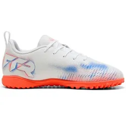 PUMA Kinder Fussball-Hartplatzschuhe FUTURE 8 PLAY TT Jr, Größe 37 in Silber Silber